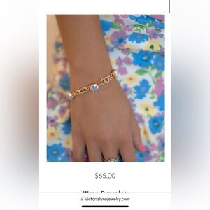 Victoria Lynn Bracelet with 3 Charms